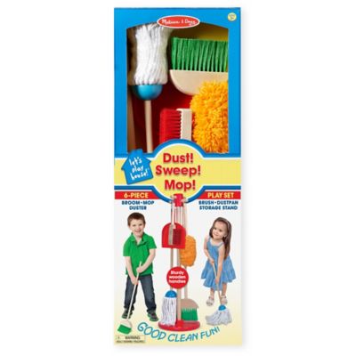 melissa and doug let's play house dust sweep mop