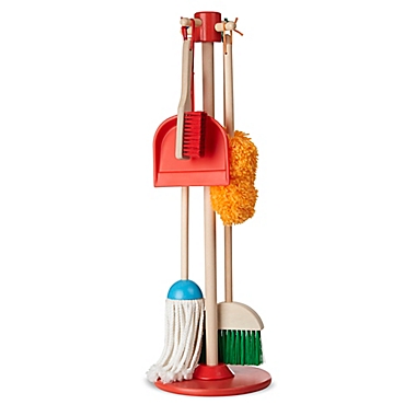 Melissa & Doug&reg; 6-Piece Let&#39;s Play House&trade; Dust Sweep Mop. View a larger version of this product image.