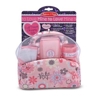 melissa and doug doll feeding set