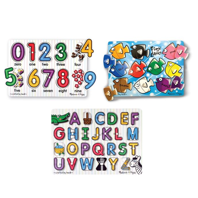 Melissa & Doug® Classic Peg Puzzle Bundle (Set of 3)