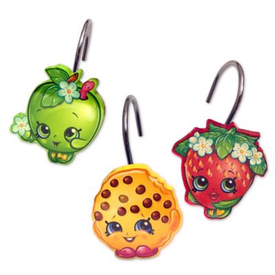Shopkins "I Love Shopkins" Shower Curtain Hooks