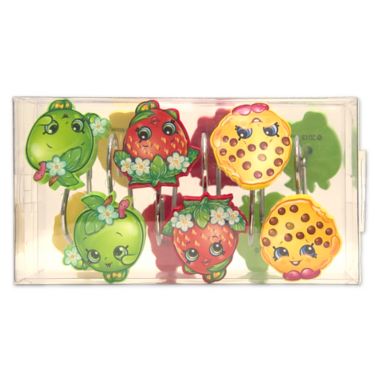 Shopkins "I Love Shopkins" Shower Curtain Hooks. View a larger version of this product image.