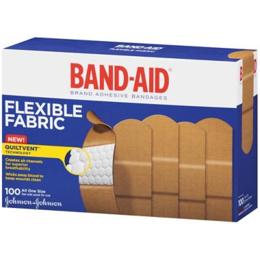 Johnson & Johnson&reg; 100-Count Band-Aid&reg; All-In-One Size Adhesive Bandages. View a larger version of this product image.
