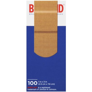 Johnson & Johnson&reg; 100-Count Band-Aid&reg; All-In-One Size Adhesive Bandages. View a larger version of this product image.