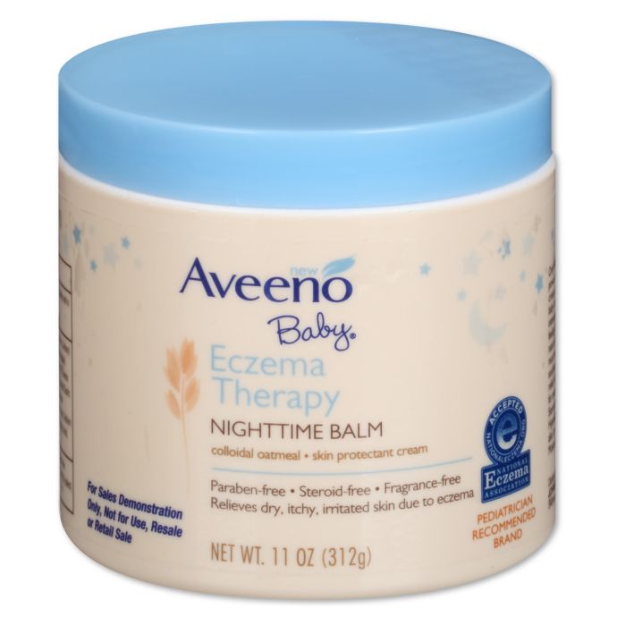 Aveeno Baby Eczema Therapy 11 Oz Nighttime Balm With Colloidal Oatmeal Bed Bath Beyond