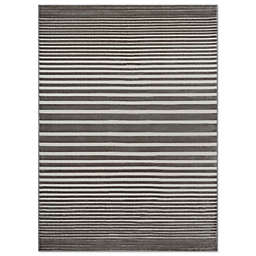 Beckett Stripe Area Rug in Taupe