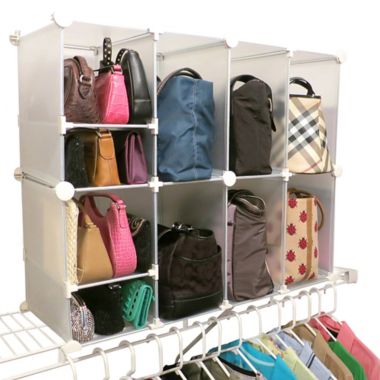 clutch storage organizer