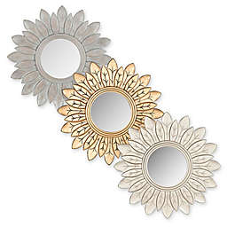 Safavieh Sun King 30-Inch x 30-Inch Mirror in White