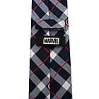 Alternate image 3 for Marvel&reg; Captain America Plaid Tie in Blue