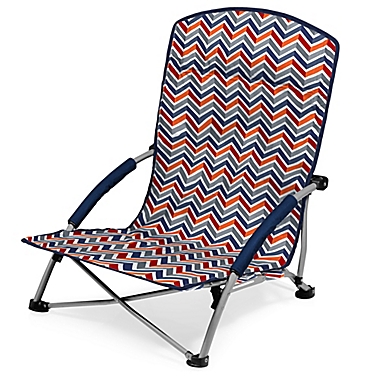 Picnic Time&reg; Tranquility Portable Beach Chair in Chevron Print. View a larger version of this product image.