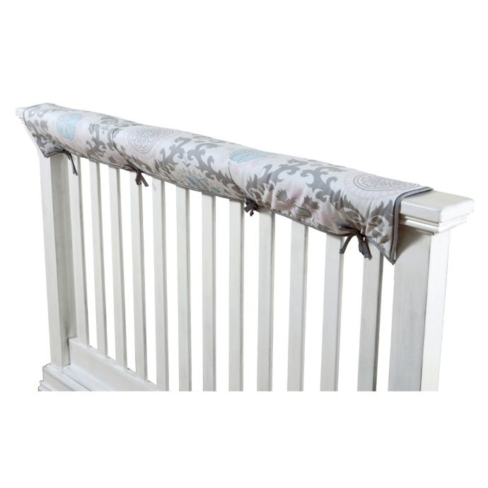 Pali Stella Crib Rail Cover In Blue Buybuy Baby