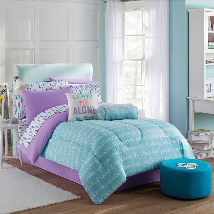 Claudette Comforter Set In Purple Blue Bed Bath Beyond
