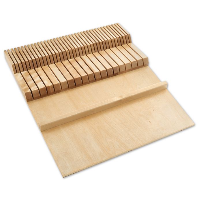Rev A Shelf 4wdkb 1 Double Knife Block Drawer Insert Bed