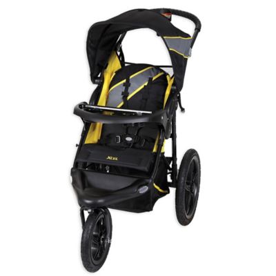 graco jogging stroller yellow and black