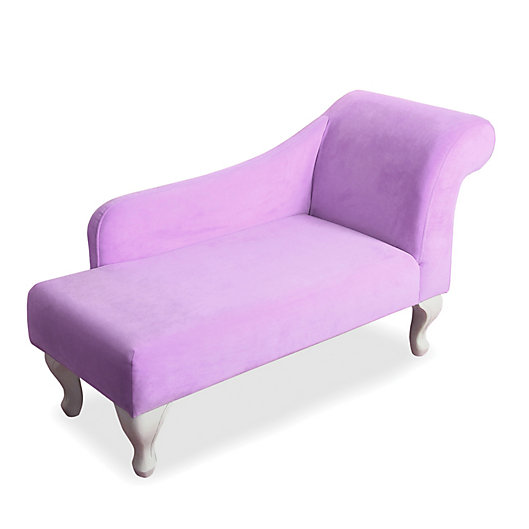 Alternate image 1 for HomePop Kids Chaise Lounge in Lavender