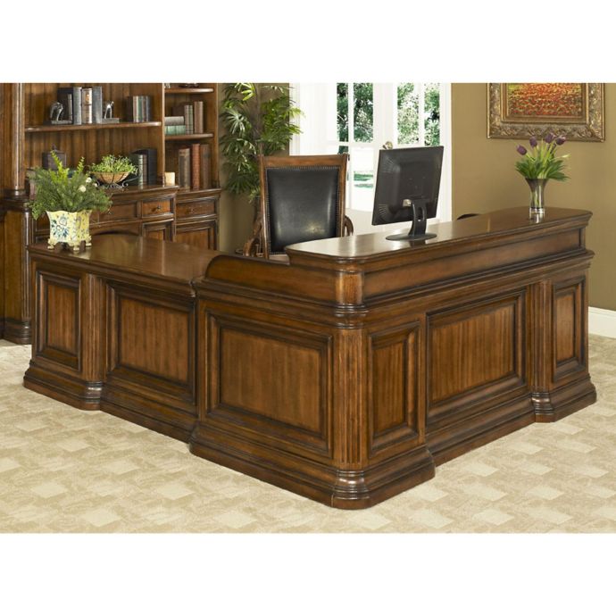 Turnkey Winsome Desk With Return In Dark Wood Bed Bath Beyond