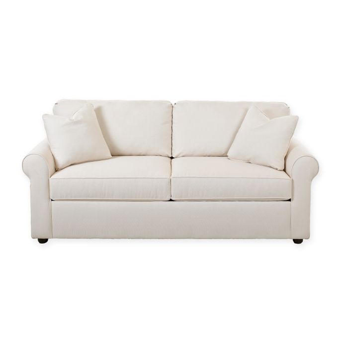 Klaussner® Brighton Cotton Sofa in Natural Bed Bath & Beyond
