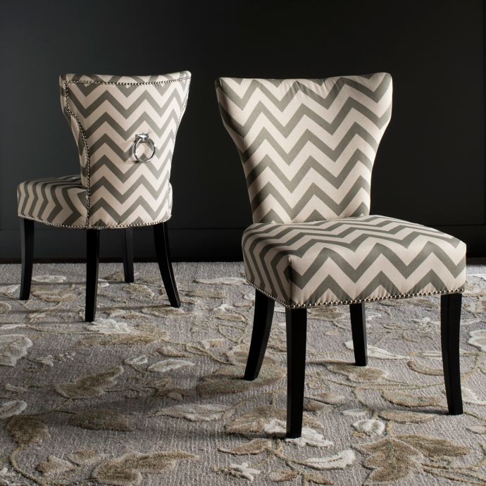 Safavieh Jappic 20 H Chevron Ring Side Chair Bed Bath Beyond