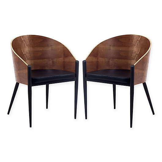 Alternate image 1 for Modway Cooper Dining Armchair in Walnut (Set of 2)
