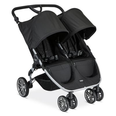 britax b agile double stroller infant car seat adapter
