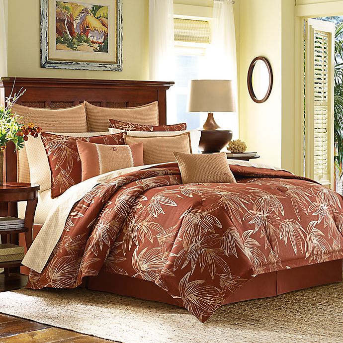 Tommy Bahama Cayo Coco Duvet Cover Set In Rust Bed Bath Beyond