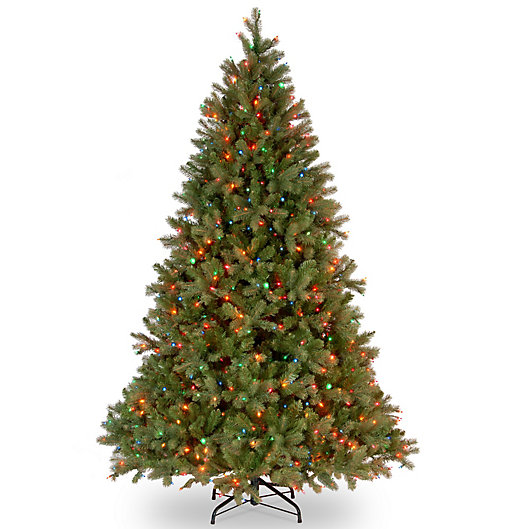 Alternate image 1 for National Tree Company Douglas Fir Pre-Lit Christmas Tree with Multicolor Lights