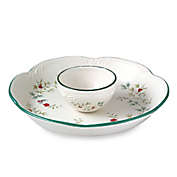 Pfaltzgraff Winterberry 14-Inch Chip and Dip Server