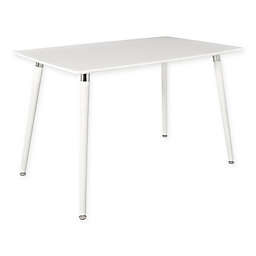 Modway Lode Dining Table in White