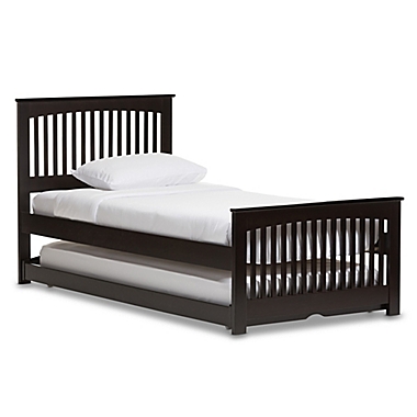Hevea Solid Wood Twin Bed With Trundle, Wooden Twin Bed Frame Canada