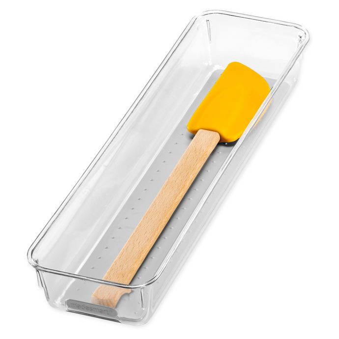 madesmart® Clear Collection 14Inch x 4Inch Drawer Organization Bin