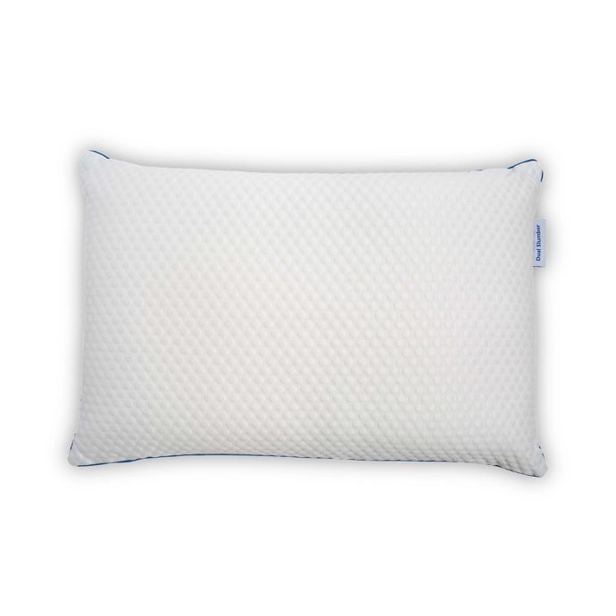 Reverie Dual Slumber Down Alternative Memory Foam Pillow In White
