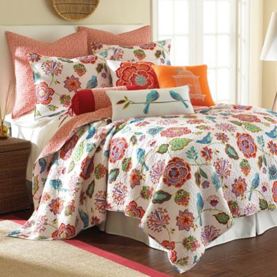 5pcs Reversible Quilted Flower Bedspread Bed Coverlets Quilts Set more color Q,K 