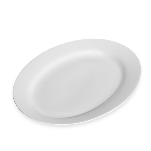 Alternate image 1 for Nevaeh White® by Fitz and Floyd® 14.5-Inch Oval Platter