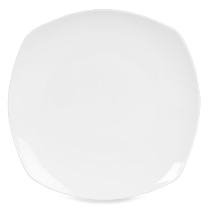 Nevaeh White® By Fitz And Floyd® Soft Square Dinner Plate 