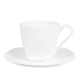 Nevaeh White® by Fitz and Floyd® Soft Square Cup and Saucer