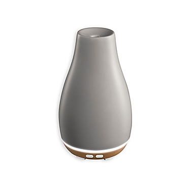 HoMedics&reg; Ellia&trade; Blossom Ultrasonic Aroma Diffuser in Grey. View a larger version of this product image.