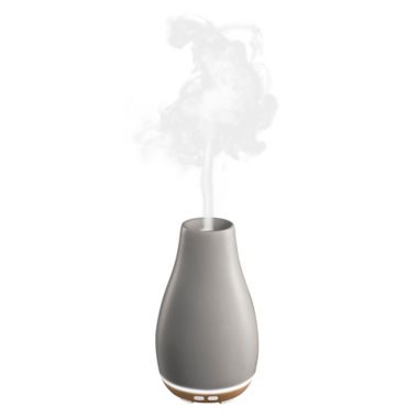 HoMedics&reg; Ellia&trade; Blossom Ultrasonic Aroma Diffuser in Grey. View a larger version of this product image.