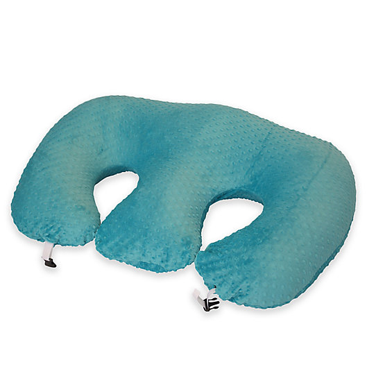 Alternate image 1 for Twin Z Pillow® for Nursing with Teal Slipcover