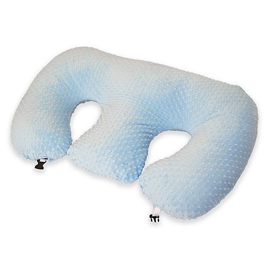 Alternate image 1 for Twin Z Pillow® for Nursing with Blue Slipcover