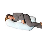 Alternate image 3 for Twin Z Pillow&reg; for Nursing with Blue Slipcover