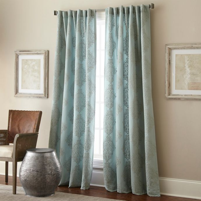 Talia Rod Pocket Back Tab Window Curtain Panel Bed Bath And