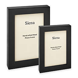 Siena Piano Finish Wood Picture Frame in Black