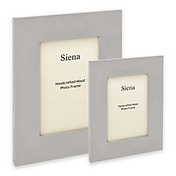 Siena Piano Finish Wood Picture Frame in Weathered Grey