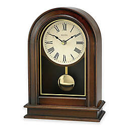 Bulova Pendulum Tabletop Clock in Walnut