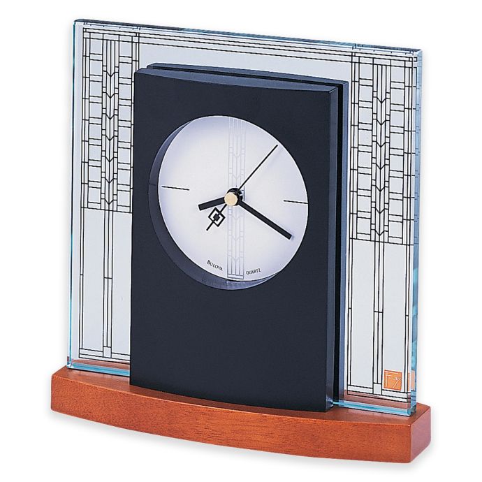 Bulova Glasner House Table Clock | Bed Bath & Beyond