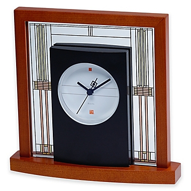 Bulova Willits Table Clock in Cherry. View a larger version of this product image.