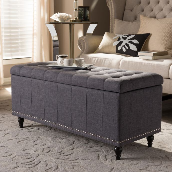Kaylee Storage Ottoman Bench | Bed Bath and Beyond Canada