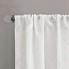 Alternate image 1 for Madison Park Irina 84-Inch Rod Pocket Sheer Window Curtain Panel in White (Single)