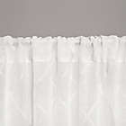 Alternate image 2 for Madison Park Irina 84-Inch Rod Pocket Sheer Window Curtain Panel in White (Single)