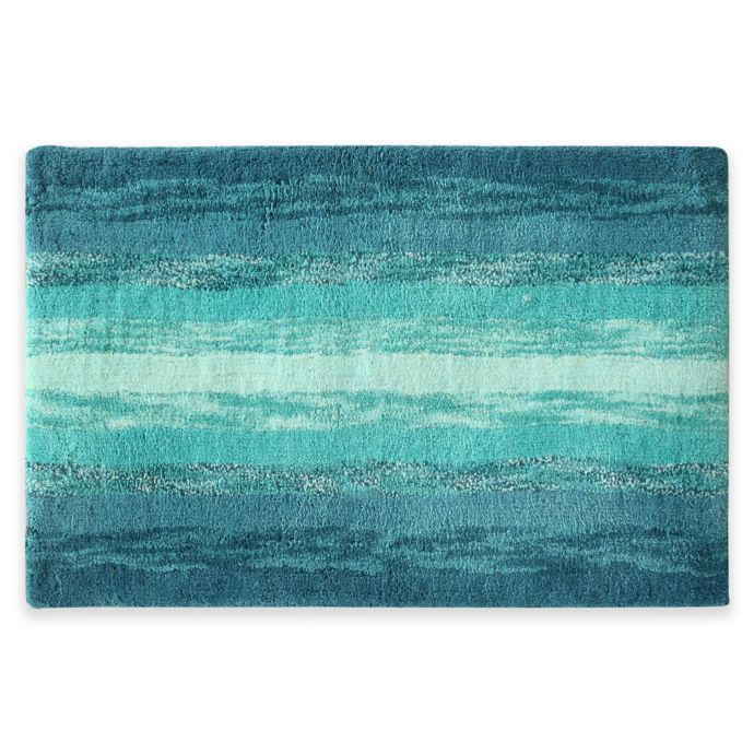 Bacova Portico 20Inch x 30Inch Bath Rug in Blue Bed Bath & Beyond